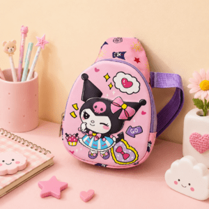 Kuromi Kids Chest Bag | Lightweight Cartoon Crossbody Sling Bag